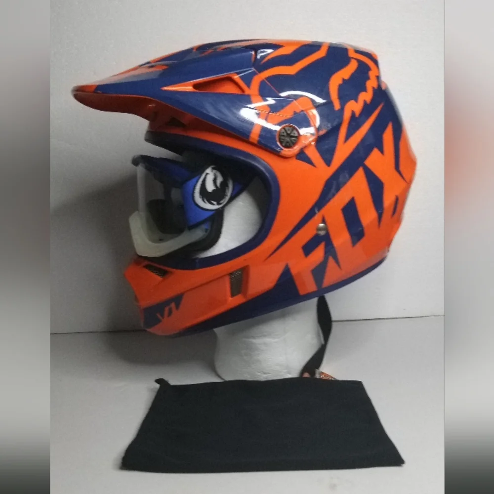 Fox Racing Helmet + Dragon Goggles Bundle - Picture 8 of 11